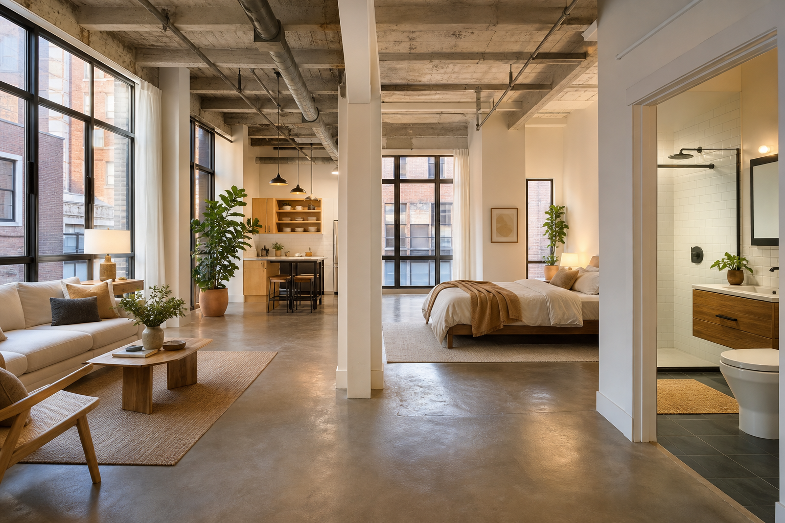 Gewerbeeinheit zur Ferienwohnung umbauen